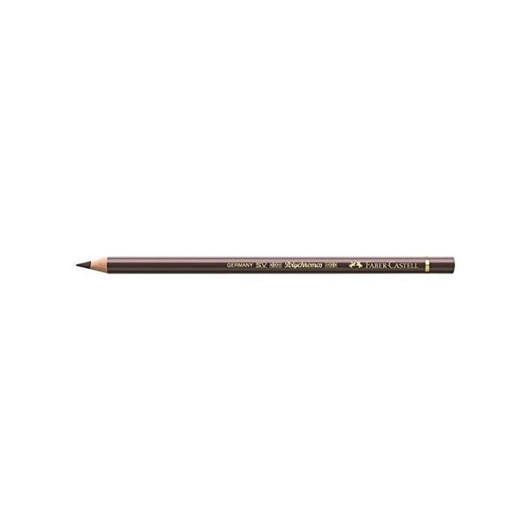 Crayon de couleur POLYCHROMOS Mine 3,8mm à l'Huile Marron FABER-CASTELL
