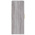 vidaXL Armoires murales 2 Pièces sonoma gris bois d'ingénierie