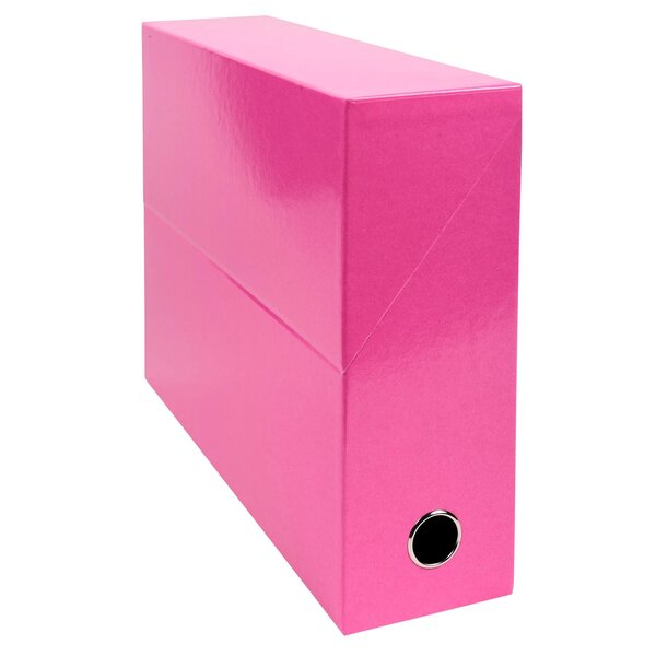 Boite Transfert Dos 90mm Iderama - Rose - X 5 - Exacompta