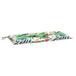 vidaXL Coussins de banc de jardin lot de 2 multicolore 100x50x7 cm