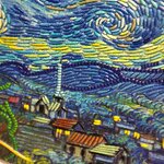 Pièce de monnaie en Argent 20 Dollars g 93.3 (3 oz) Millésime 2024 Fine Embroidery Art STARRY NIGHT