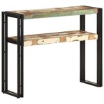 vidaXL Table console 90x30x75 cm Bois de récupération massif