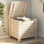 vidaXL Boîte de rangement avec couvercle RANA bois massif de pin