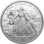Pièce de monnaie en Argent 50 Dollars g Millésime 2024 PEACE DOLLAR