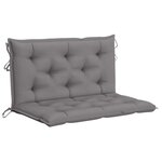 vidaXL Balancelle 2 places feuilles de palmier et coussin 202cm Bambou
