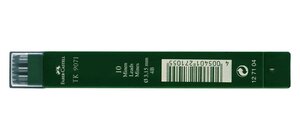 Boite de 10 mines TK 9071 Diam 3 15 mm Noir foncé 4B FABER-CASTELL