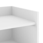 vidaXL Buffet blanc 73 5x35x75 cm bois d’ingénierie