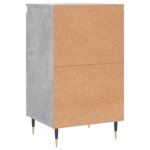 vidaXL Buffets 2 Pièces gris béton 40x35x70 cm bois d'ingénierie