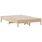 vidaXL Cadre de lit sans matelas 160x200 cm bois massif de pin