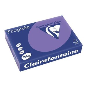 Ramette 250 Feuilles Papier 160g A4 210x297 mm Certifié FSC violine TROPHÉE