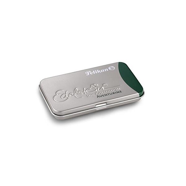 Boite de 6 Cartouches d'encre longues 'Edelstein Ink Aventurine' Vert PELIKAN