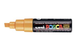 Marqueur Pte large biseautée POSCA PC8K 8mm Orange POSCA