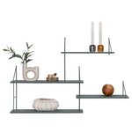 House Nordic Étagère Tess Bois et acier Vert