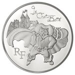 Pièce de monnaie 10 euro France 2012 argent BE – Le Chat Botté
