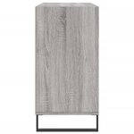 vidaXL Buffet sonoma gris 103 5x35x70 cm bois d'ingénierie