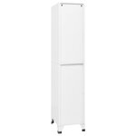 vidaXL Armoire à casiers Blanc 38x45x180 cm Acier