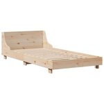 vidaXL Cadre de lit sans matelas 90x200 cm bois de pin massif