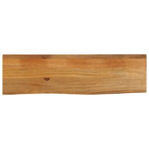 vidaXL Dessus de table à bord vivant 100x40x2 5cm bois massif manguier