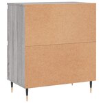vidaXL Buffets 3 Pièces Sonoma gris Bois d'ingénierie