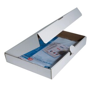 Sachet de 100 pochettes perforées polypropylène lisse 6/100e A4 Cristal x 10 EXACOMPTA