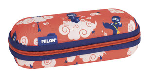 Trousse ovale semi-rigide série spéciale Ninjutsu Rouge