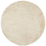 vidaXL Tapis shaggy PAMPLONA poils longs moderne doré Ø 200 cm