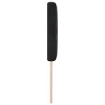 Tête de lit vidaXL avec boutons en cristal capitonnés noire 200 cm en velours