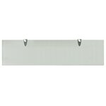 vidaXL Étagères murales 2 Pièces Verre 80 x 20 cm 8 mm