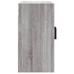vidaXL Armoire murale sonoma gris 60x31x60 cm bois d'ingénierie