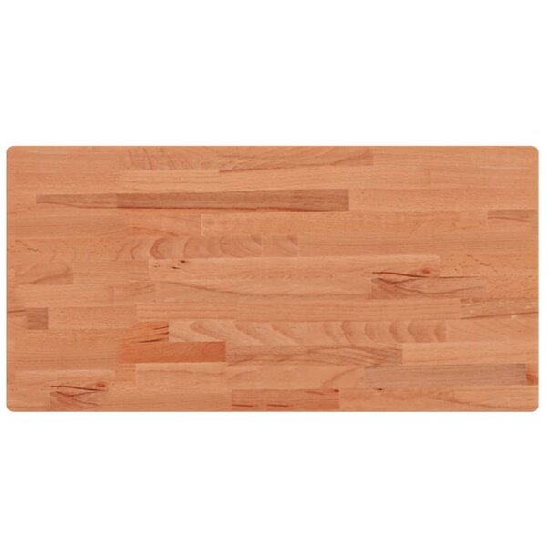 vidaXL Dessus de table 100x50x1 5cm rectangulaire bois massif de hêtre