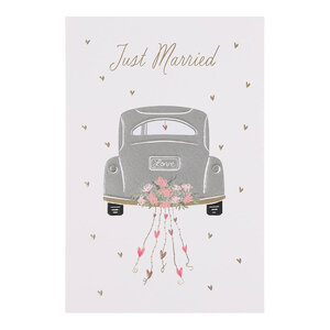 Carte Mariage Just Married - Draeger paris