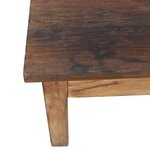 vidaXL Table basse bois d'acajou massif 98x73x45 cm