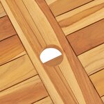 vidaXL Ensemble à manger de jardin 5 Pièces Bois de teck massif