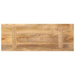 vidaXL Dessus de table 80x40x2 5 cm rectangulaire bois massif manguier