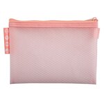 Pochette À Fermeture Éclair En Plastique Souple Chromaline Pastel - A6 - Couleurs Assorties - X 12 - Exacompta
