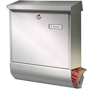 Burg-wächter boîte aux lettres set vario 86720 w acier blanc