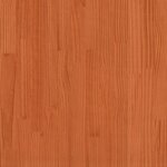 vidaXL Salon de jardin 6 Pièces cire marron bois de pin massif