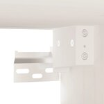 vidaXL Armoire murale Blanc 80x30x30 cm Bois de pin massif