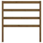 vidaXL Tête de lit Marron miel 96x4x100 cm Bois massif de pin