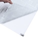 vidaXL Films pour fenêtre 2 Pièces dépoli motif d'étoiles PVC