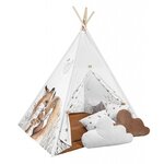 Tipi enfant Renard avec coussins