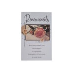 Carte De Voeux - Condoléances - 5 Cartes Remerciements Rose