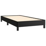 vidaXL Cadre de lit Noir 90x190 cm Similicuir