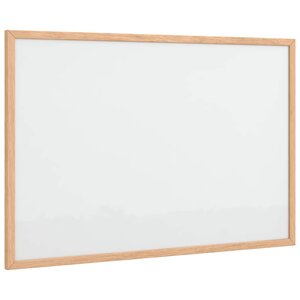 vidaXL Tableau blanc magnétique avec cadre en bois de pin massif 60 x 40 cm