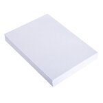 Paquet 100 Fiches Sous Film - Bristol Dots Non Perforé - 148x210mm - Blanc - X 10 - Exacompta