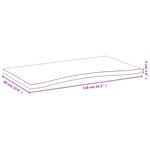 vidaXL Dessus de bureau 110x60x4 cm bambou