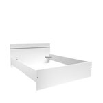 Chambre complète BOSTON : Lit adulte 140 x 190 + Commode + 2 Chevets - blanc