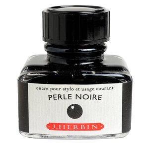 Encre traditionnelle à stylo en flacon 'D' 30ml perle noire HERBIN