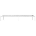 vidaXL Cadre de lit métal blanc 100x190 cm