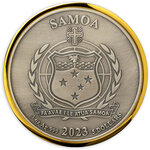 Pièce de monnaie en Argent 5 Dollars g 93.3 (3 oz) Millésime 2023 Lord of the Rings ONE RING